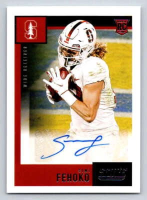 2021 Panini Chronicles Score Rookie Autographs #26 Simi Fehoko (ref 186993) - Image 1 of 2