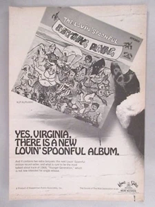 The Lovin' Spoonful PRINT AD - 1967 ~~ younger generation - Picture 1 of 1
