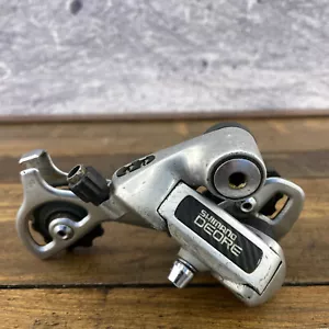 Vintage Shimano Deore Long Cage Rear Derailleur RD-MT62 MTB Touring Bolt On B5 - Picture 1 of 9