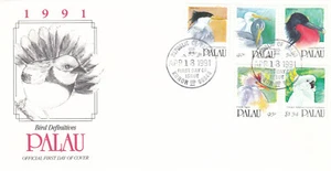 Birds Definitives Palau FDC 1991 (108545) - Picture 1 of 1