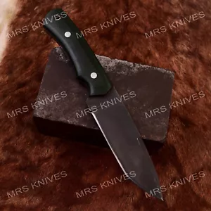 CUSTOM FORGED D2 STEEL BOWIE HUNTING/CAMPING SKINNER KNIFE W/SHEATH 3216 - Picture 1 of 4