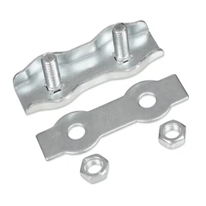 10x 2mm Duplex Klemmen Seilklemmen Drahtseilklemmen Drahtseil  - Bild 1 von 3