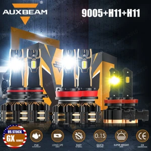 For Mazda CX-5 CX-9 2013-2016 CANBUS LED Headlight Hi/Lo 6500K + Fog Light 3500K - Picture 1 of 12