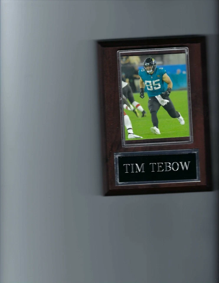 TIM TEBOW PLAQUE JACKSONVILLE JAGUARS FOOTBALL NFL  - Image 1 of 1