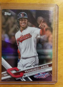 2017 Topps Eröffnungstag lila #122 Francisco Lindor Indianer - Bild 1 von 1