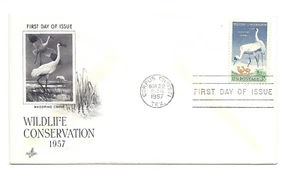 1098 Whooping Crane Artcraft Corpus Christi FDC - Picture 1 of 1