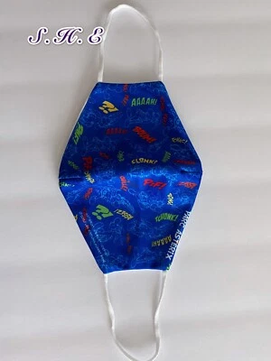 3-Pack Face Mask Reusable Washable Cover Masks Fashion Fabric Cloth Men Women - Image 1 of 4