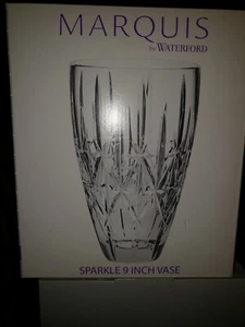 WATERFORD - Marquis - VASO cristallo scintillante 9" - *Germania! NUOVISSIMO nella SCATOLA! - Foto 1 di 1