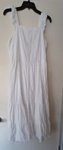 Art Class Juniors Youth XXL (18) Midi Sundress White Eyelet Babydoll Embroidered - Picture 1 of 11