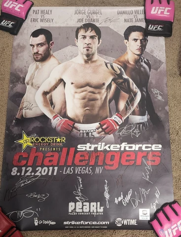 Strikeforce Challengers Gurgel vs. Duarte Signed By Card 1st Ronda Rousey Pro Cover