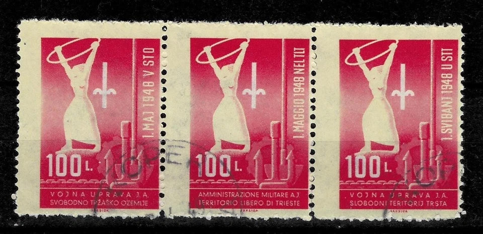 Italy / Trieste B 1948 ☀ International Labor Day - Image 1 of 1