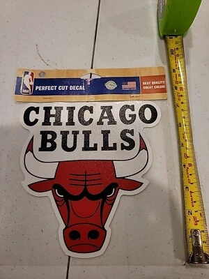 Calcomanía Chicago Bulls ~ Pegatina de pared de vinilo para automóvil - Pared, 7 pulgadas Foto 1 de 2
