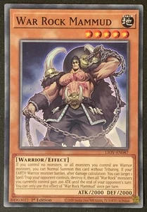 War Rock Mammud | LIOV-EN087 | Común | 1º | Lightning Overdrive | YuGiOh TCG - Imagen 1 de 3