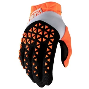 GUANTI 100% AIRMATIC ORANGE\BLACK MOTOCROSS ENDURO OFF-ROAD ATV MTB TG XL - Foto 1 di 1