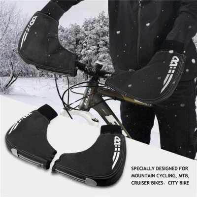WEST BIKING Winter MTB Mountain Bike Bicycle Handlebar Gloves Cycling Mittens - Image 1 of 4
