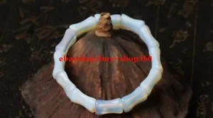 Natural Beautiful Sri Lanka White Moonstone Opal Bracelet 7'' - Picture 1 of 2