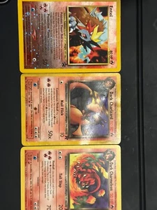 Dark Charizard And Dark Charmeleon Pokémon Cards Team Rocket ‘95 and Entei - Picture 1 of 1