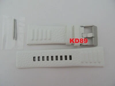 Correa de cuero genuina ORIGINAL DIESEL DZ 1257 BLANCA 28mm Foto 1 de 4