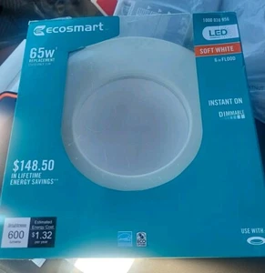 Ecosmart 65w Equivalent Soft White (2700k) Dimmable Led Indirect Recessed Bulb - Picture 1 of 1
