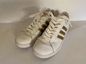Adidas Superstar Foundation PGD 789006 White Gold Sneakers Shoes Youth Size 3 - Picture 1 of 8