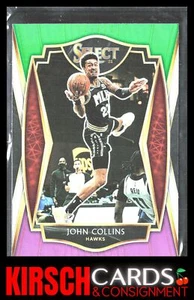 John Collins 2020-21 Panini Select #149 Green White Purple Atlanta Hawks - Picture 1 of 2
