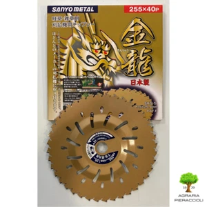 DISCO GOLDEN UNIVERSALE PER DECESPUGLIATORI CON 40 DENTI IN WIDIA MADE IN JAPAN - Imagen 1 de 3