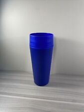 New! Tupperware 360 Insulated Commuter Thermos SHEER TOKYO BLUE 16 oz NIB