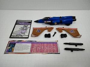 Transformers G1 Vintage Jet Seeker Dirge Conehead 100% complete w/Paperwork - Picture 1 of 5