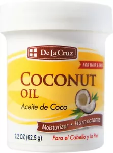 New De La Cruz Expeller-Pressed Coconut Oil 2.2 OZ (62.5 g) - Picture 1 of 1