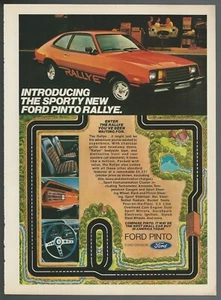 Ford Pinto Rallye 1979 anuncio, Ford Pinto hatchback, deportivo Pinto - Imagen 1 de 3