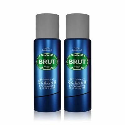 Brut Oceans Deodorant for Men, 200ml - Ocean (Pack of 2) Free Shipping - Image 1 of 4