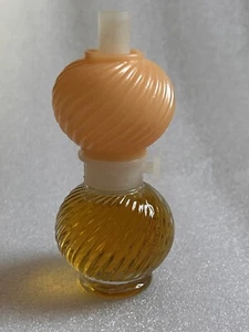 Vintage Avon Topaze Christmas Times Gone Bye Oil Lamp Decanter ODESSEY Perfume - Picture 1 of 4