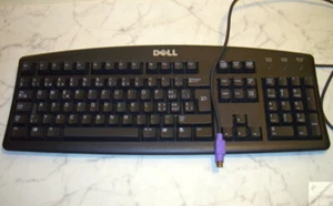 PS/2 Tastatur SCHWEIZ QWERTZ Dell RT7D20 schwarz _bd - Bild 1 von 6