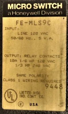 Sensor de proximidad fotoeléctrico MICRO SWITCH FE-MLS9C Foto 1 de 4