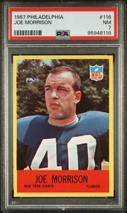 1967 Philadelphia PSA 7 Joe Morrison #116 Freshly Graded! - Picture 1 of 2