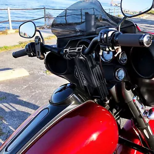 Adjustable 6" 8" Handlebar Riser 1.5" Pullback For Harley Dyna Softail Sportster - Picture 1 of 8