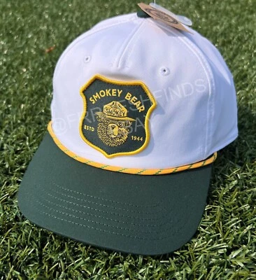 Auténtico sombrero Smokey The Bear Snapback 1944 escudo parche cuerda con licencia oficial Foto 1 de 4