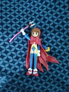 Cardcaptor Red Cape Sakura figure 1990s Toy 5” Doll Anime Japan Battle Costume - Picture 1 of 5