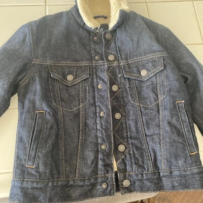 Gap Denim Jean Jacket Kids Size  Large - Imagem 1 de 4