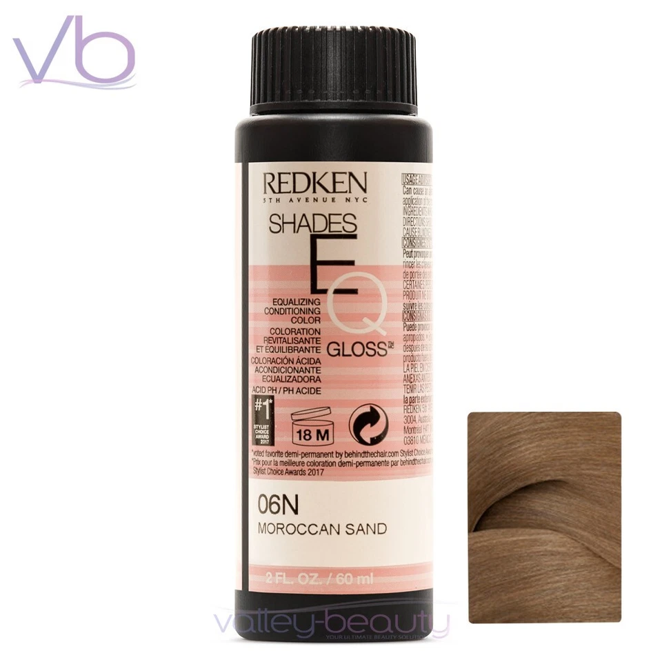 Redken Shades EQ Hair Color Gloss - 06N, Moroccan Sand, 2oz