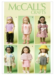 McCall's SEWING PATTERN M6526 18"/46cm Dolls' Clothes - Picture 1 of 10
