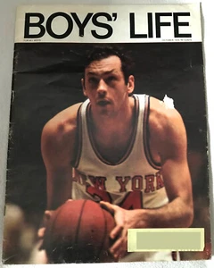 Boys Life New York Knicks 1970 Bill Bradley cubierta de octubre - Imagen 1 de 2