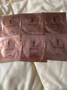 6 x YSL Or Rouge Le Serum Soin Global 0.03 Fl Oz 1 ml. 6ml total - Picture 1 of 2