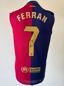 Camiseta firmada FERRAN TORRES - FC Barcelona - PRUEBA EXACTA/CERTIFICADO DE AUTENTICIDAD - España Valencia - Imagen 1 de 4