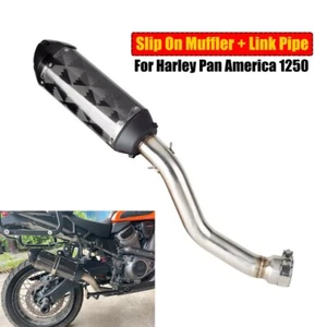 For Harley Pan America RA1250 RA1250S '21-'24 Exhaust System Muffler & Mid Pipe - Foto 1 di 11