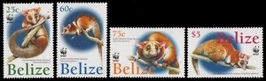 Belize 2004 - Mi-Nr. 1285-1288 ** - MNH - Wildtiere / Wild animals - Picture 1 of 1