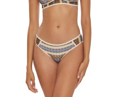 BECCA por REBECCA VIRTUE 934427 DRIFTWOOD CROCHET HIPSTER PARTE INFERIOR DE BIKINI EN X-PEQUEÑO Foto 1 de 4