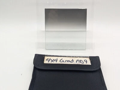 Tiffen 4x4" Soft Edge Graduated 0.9 ND Filter Grad ND9 SE #44CGN9S Code #1145 - Image 1 of 4