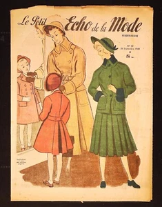 El Petit Echo de La Moda Año 1948 , Ancien Revista en Francés No ° 39 - Picture 1 of 1