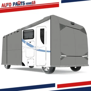 40'-43' Breathable RV Cover Storage Anti-UV For Class A Motorhome Trailer Camper - Picture 1 of 18